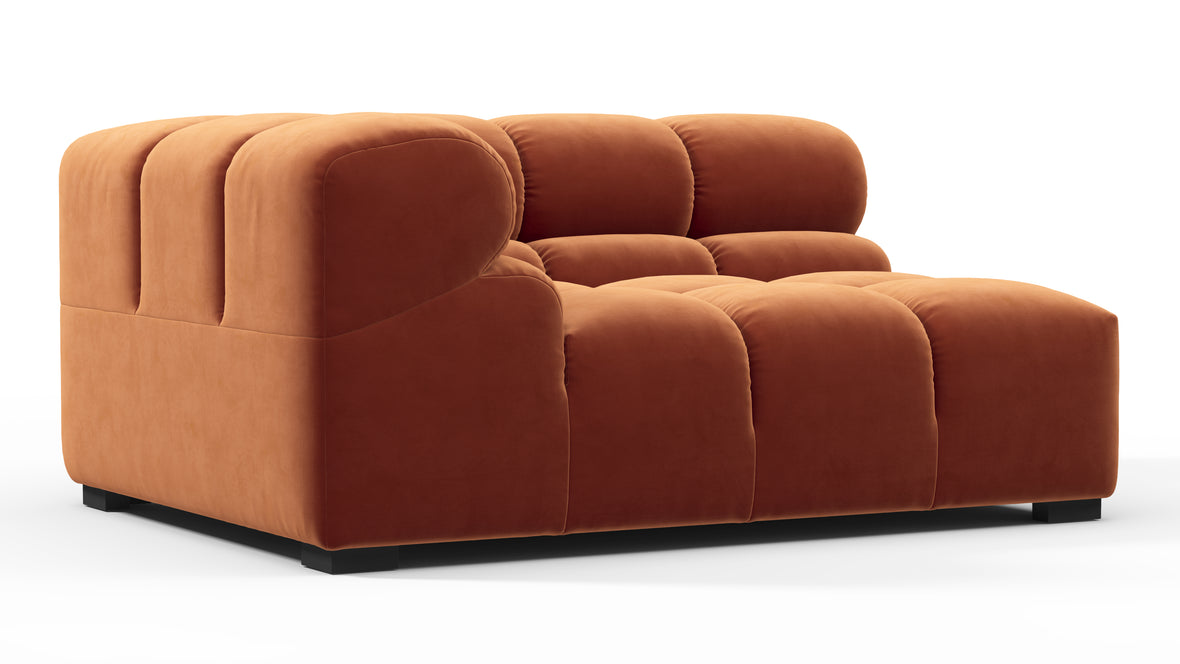 Tufty - Tufty Module, Large Left Corner, Spice Velvet
