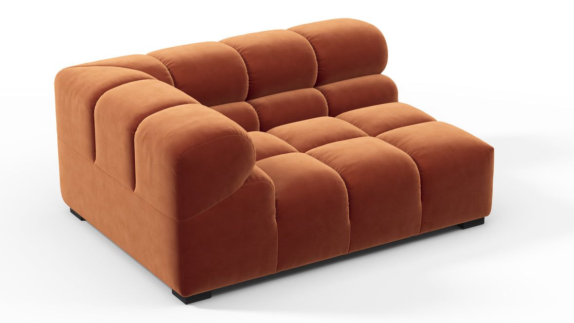 Tufty - Tufty Module, Large Left Corner, Spice Velvet