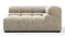 Tufty - Tufty Module, Large Right Corner, Beige Gray Chenille