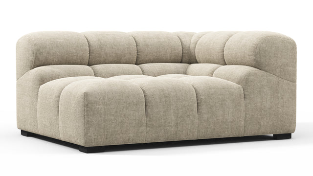 Tufty - Tufty Module, Large Right Corner, Beige Gray Chenille