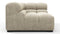 Tufty - Tufty Module, Large Right Corner, Beige Gray Chenille