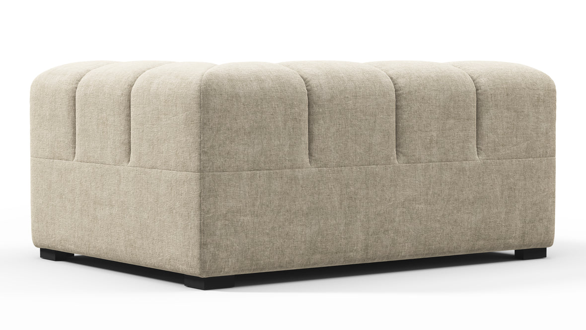 Tufty - Tufty Module, Large Right Corner, Beige Gray Chenille