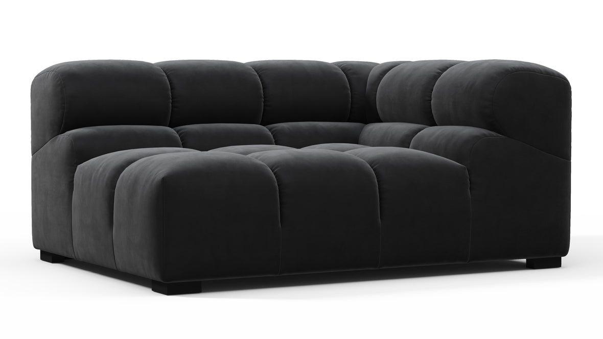 Tufty - Tufty Module, Large Right Corner, Black Velvet