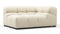 Tufty - Tufty Module, Large Right Corner, Eggshell Boucle