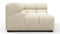 Tufty - Tufty Module, Large Right Corner, Eggshell Boucle