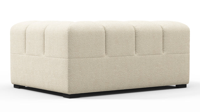 Tufty - Tufty Module, Large Right Corner, Eggshell Boucle