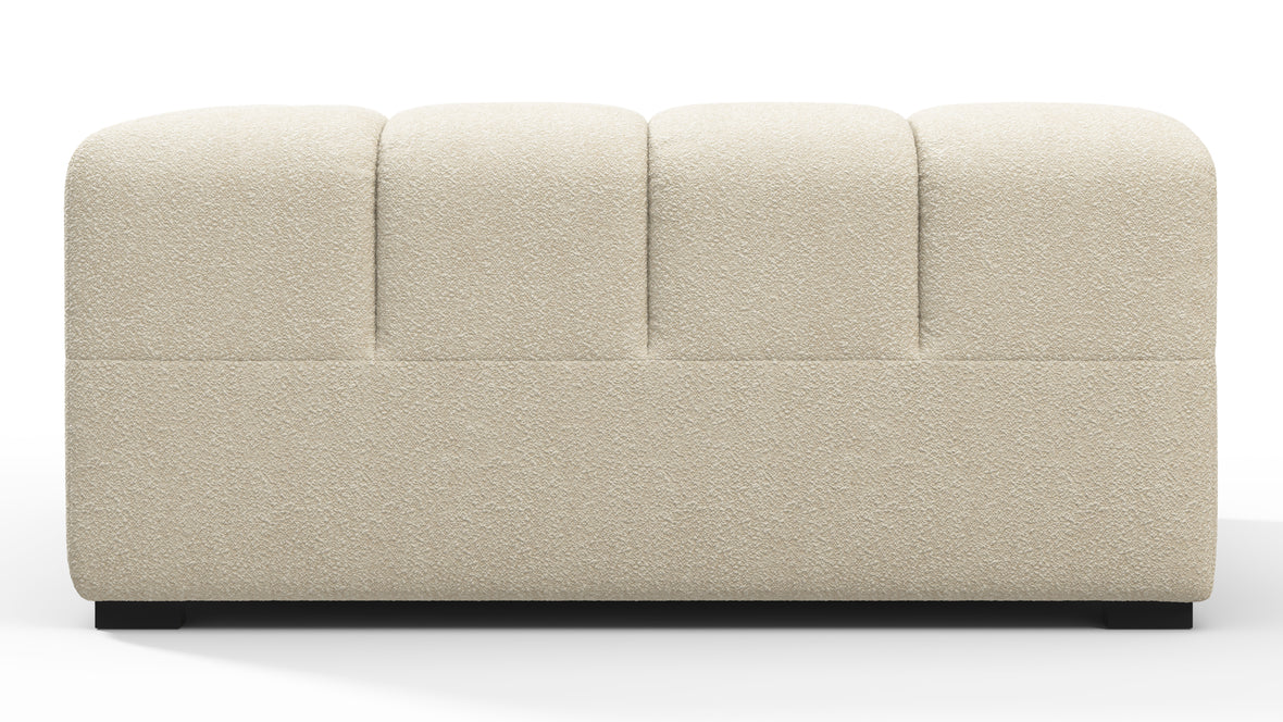Tufty - Tufty Module, Large Right Corner, Eggshell Boucle