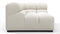 Tufty - Tufty Module, Large Right Corner, Oatmeal Brushed Weave