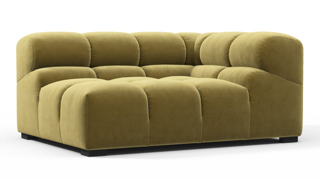 Tufty - Tufty Module, Large Right Corner, Olive Gold Velvet