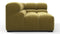 Tufty - Tufty Module, Large Right Corner, Olive Gold Velvet