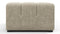 Tufty - Tufty Module, Left Corner Half, Beige Gray Chenille