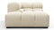 Tufty - Tufty Module, Left Corner Half, Eggshell Boucle