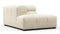 Tufty - Tufty Module, Left Corner Half, Eggshell Boucle
