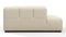 Tufty - Tufty Module, Left Corner Half, Eggshell Boucle