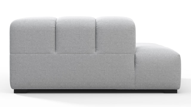 Tufty - Tufty Module, Left Corner Half, Light Gray Wool