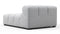 Tufty - Tufty Module, Left Corner Half, Light Gray Wool