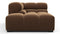 Tufty - Tufty Module, Left Corner Half, Mocha Velvet