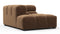 Tufty - Tufty Module, Left Corner Half, Mocha Velvet