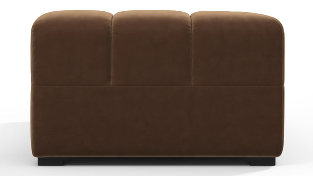 Tufty - Tufty Module, Left Corner Half, Mocha Velvet
