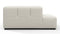Tufty - Tufty Module, Left Corner Half, Oatmeal Brushed Weave