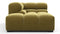 Tufty - Tufty Module, Left Corner Half, Olive Gold Velvet