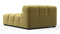 Tufty - Tufty Module, Left Corner Half, Olive Gold Velvet
