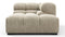 Tufty - Tufty Module, Right Corner Half, Beige Gray Chenille