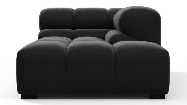 Tufty - Tufty Module, Right Corner Half, Black Velvet
