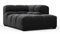 Tufty - Tufty Module, Right Corner Half, Black Velvet