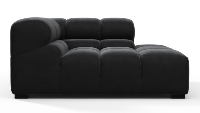Tufty - Tufty Module, Right Corner Half, Black Velvet