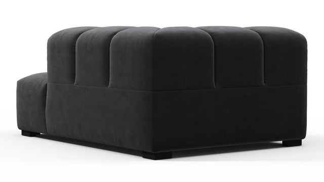 Tufty - Tufty Module, Right Corner Half, Black Velvet