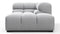 Tufty - Tufty Module, Right Corner Half, Light Gray Wool