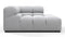 Tufty - Tufty Module, Right Corner Half, Light Gray Wool