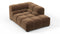 Tufty - Tufty Module, Right Corner Half, Mocha Velvet