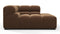 Tufty - Tufty Module, Right Corner Half, Mocha Velvet