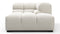 Tufty - Tufty Module, Right Corner Half, Oatmeal Brushed Weave