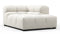 Tufty - Tufty Module, Right Corner Half, Oatmeal Brushed Weave