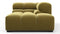 Tufty - Tufty Module, Right Corner Half, Olive Gold Velvet