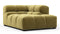 Tufty - Tufty Module, Right Corner Half, Olive Gold Velvet