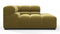 Tufty - Tufty Module, Right Corner Half, Olive Gold Velvet