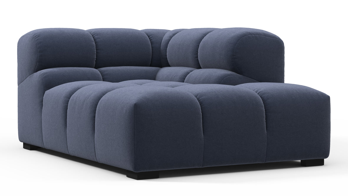 Tufty - Tufty Module, Right Corner Half, Royal Blue Wool