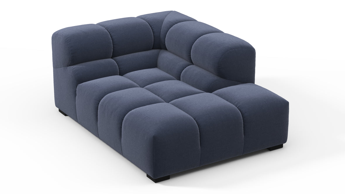 Tufty - Tufty Module, Right Corner Half, Royal Blue Wool