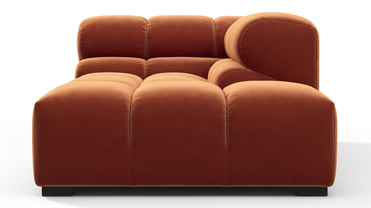 Tufty - Tufty Module, Right Corner Half, Spice Velvet