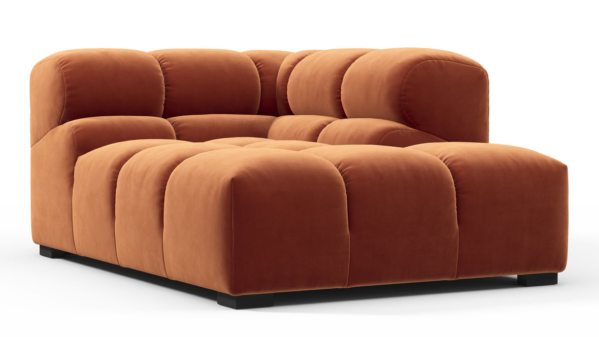 Tufty - Tufty Module, Right Corner Half, Spice Velvet