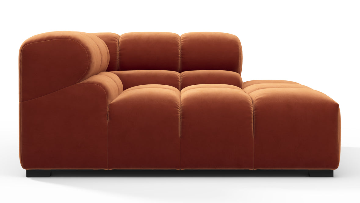 Tufty - Tufty Module, Right Corner Half, Spice Velvet