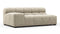 Tufty - Tufty Module, Extra Large Left Arm, Beige Gray Chenille