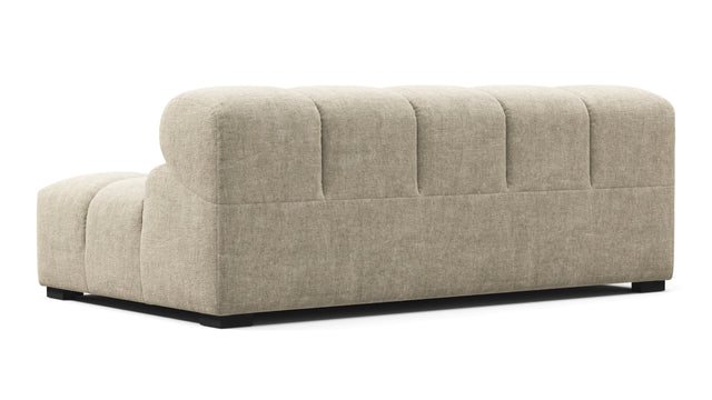 Tufty - Tufty Module, Extra Large Left Arm, Beige Gray Chenille