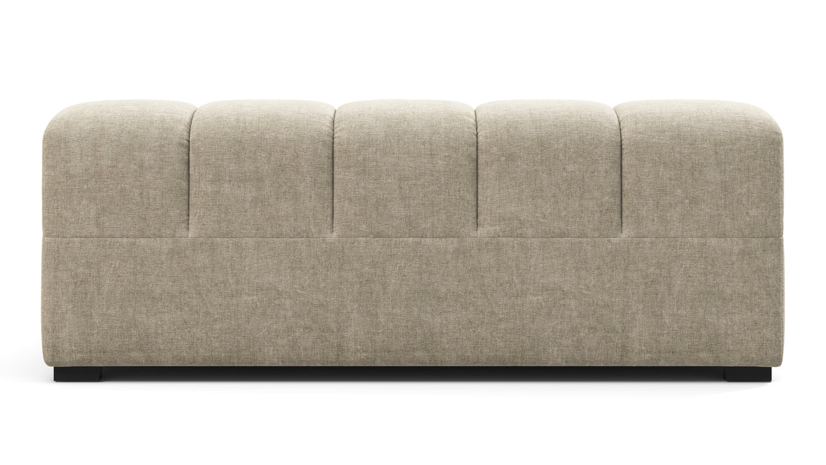 Tufty - Tufty Module, Extra Large Left Arm, Beige Gray Chenille
