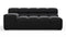 Tufty - Tufty Module, Extra Large Left Arm, Black Velvet