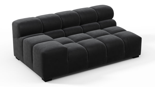 Tufty - Tufty Module, Extra Large Left Arm, Black Velvet